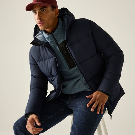Regatta - "Marek" Steppjacke für Herren, Kurz (Marine/Grau) - Image 5