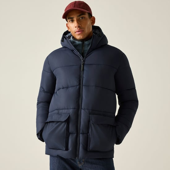 Regatta - "Marek" Steppjacke für Herren, Kurz (Marine/Grau) - Image 6