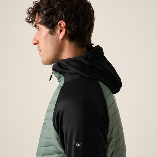 Regatta - "Andreson" Hybridjacke für Herren (Dunkelwaldgrün/Schwarz) - Image 5