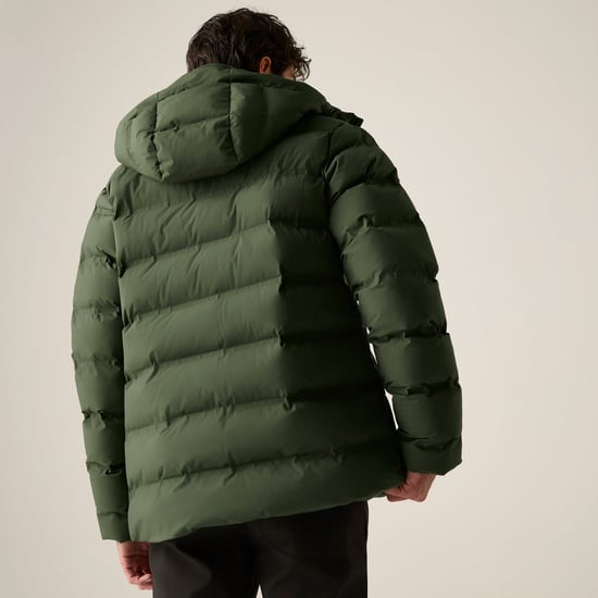 Regatta - "Altoro" Jacke, wasserfest für Herren, Thermisches Material (Dunkel-Khaki/Sonnenuntergang) - Image 6