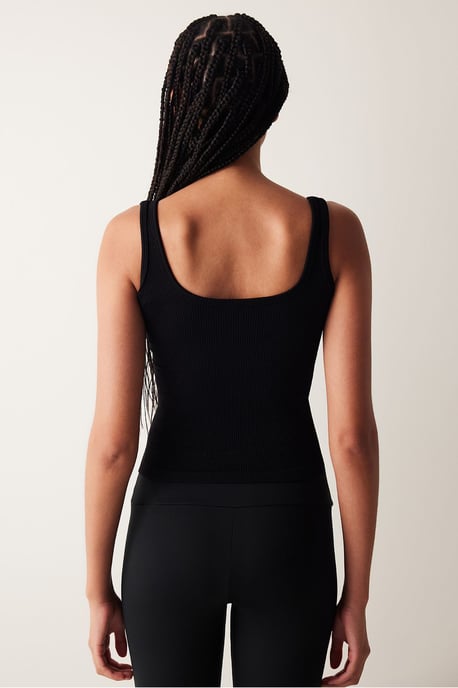 Nahtloses Crop-Top mit eckigem Ausschnitt - Image 5