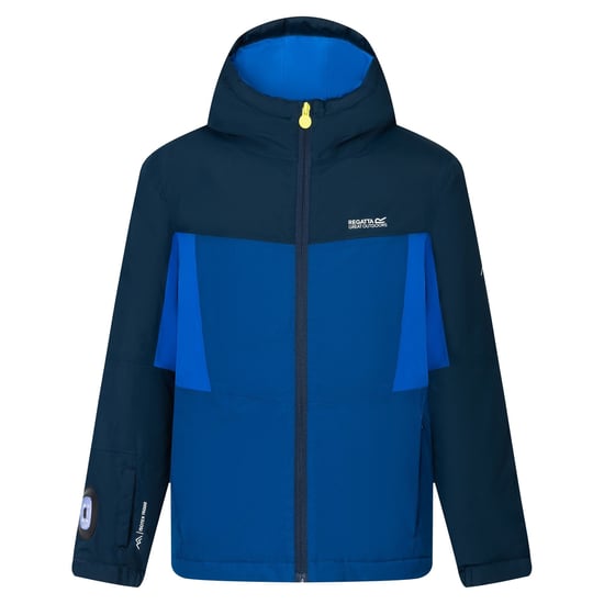 Regatta - "Beamz" Jacke, wasserfest für Kinder, Isoliert (Marine/Königsblau) - Image 1