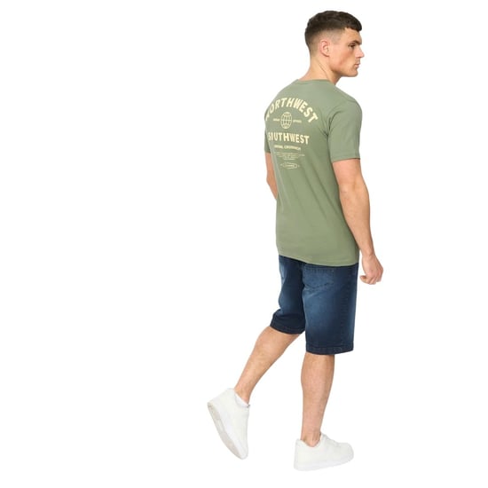 Crosshatch - "Chittingtons" T-Shirt für Herren (Schwarzoliv) - Image 3