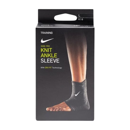 Nike - "Pro" Knöchelbandage für Herren/Damen Unisex (Schwarz/Anthrazit/Weiß) - Image 3