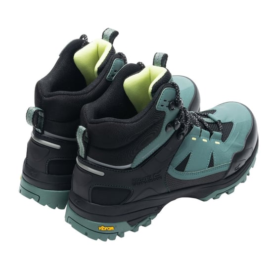 Regatta - "Regen" Wanderstiefel für Damen (Fichtengrün/Kanarien-Gelb) - Image 2