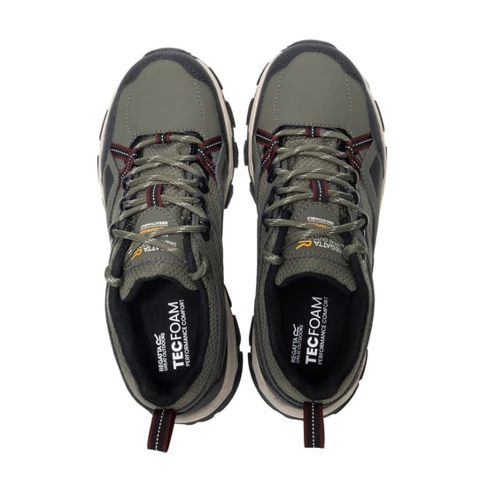 Regatta - Damen Wanderschuhe "Holcombe III" (Oliv/dunkele Kirsche) - Image 4