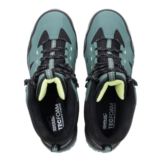 Regatta - "Regen" Wanderstiefel für Damen (Fichtengrün/Kanarien-Gelb) - Image 4