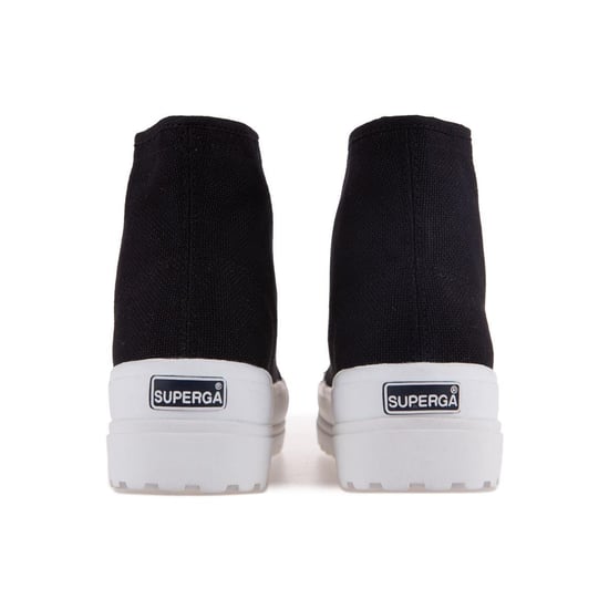 Superga - Damen High Tops "2341 Cotu Alpina" (Schwarz/blassed Gold) - Image 3