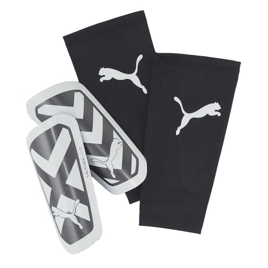 Puma - "Ultra Flex" Schienbeinschoner für Herren/Damen Unisex, Logo (Schwarz/Weiß) - Image 2