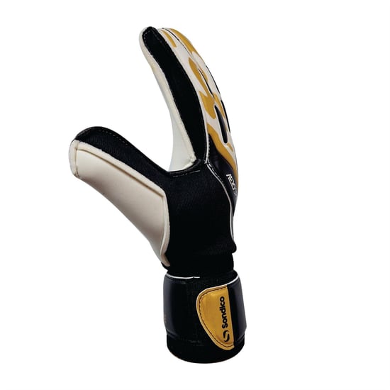 Sondico - "Aerospine" Torhüter-Handschuhe für Herren/Damen Unisex (Schwarz/Gold) - Image 4