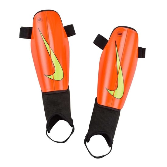 Nike - "Charge" Schienbeinschutz für Herren/Damen Unisex, Swoosh (Orange/Schwarz) - Image 1