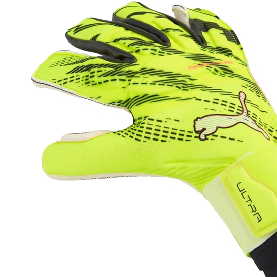 Puma - "Ultra Ultimate Hybrid" Torhüter-Handschuhe für Herren/Damen Unisex (Limone/Schwarz) - Image 2