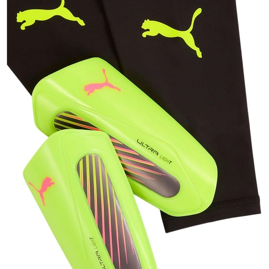 Puma - "Ultra Light" Schienbeinschutz (Gelb/Schwarz) - Image 2