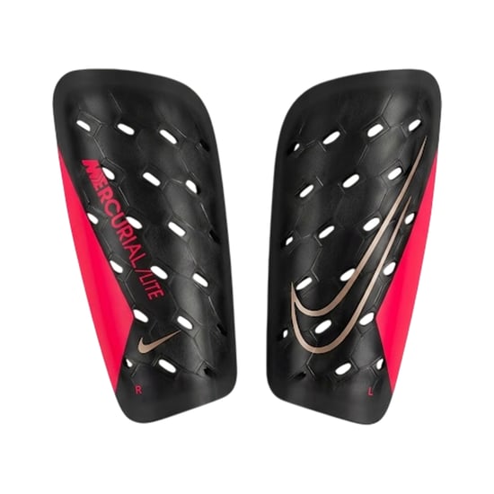 Nike - "Mercurial Lite" Schienbeinschutz-Set (Schwarz/Rot) - Image 2