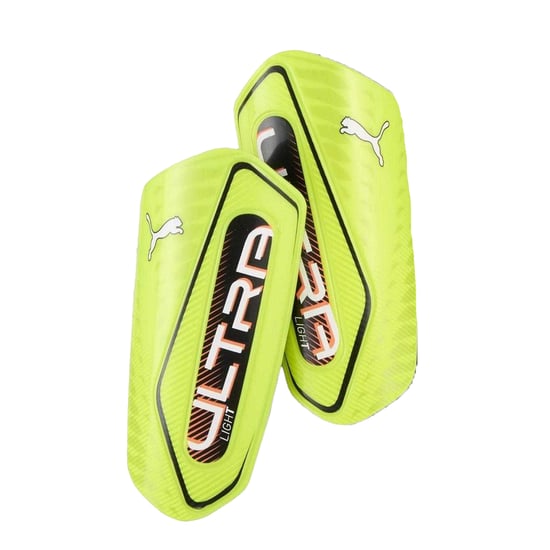 Puma - "Ultra Flex" Schienbeinschoner für Herren/Damen Unisex, Logo (Limone/Schwarz) - Image 1
