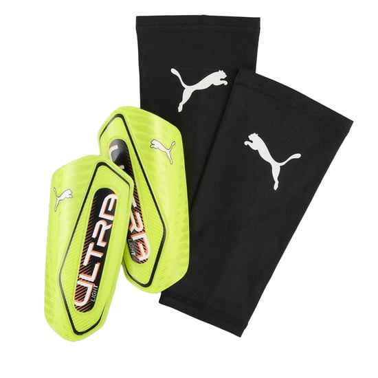 Puma - "Ultra Flex" Schienbeinschoner für Herren/Damen Unisex, Logo (Limone/Schwarz) - Image 2