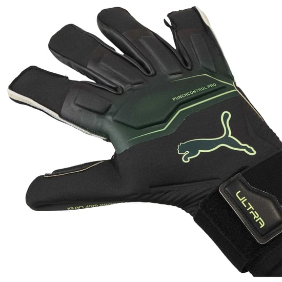 Puma - "Ultra Ultimate Hybrid" Torhüter-Handschuhe für Herren/Damen Unisex (Schwarz/Grün) - Image 2