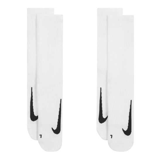 Nike - "Multiplier" Socken für Herren/Damen Unisex, Laufen (2er-Pack) (Weiß/Schwarz) - Image 3