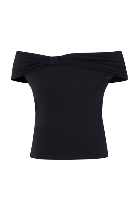 Trendyol Curve Damen Schwarz Einfarbig Ärmellos Tailliert Große Größen Blusen - Image 3