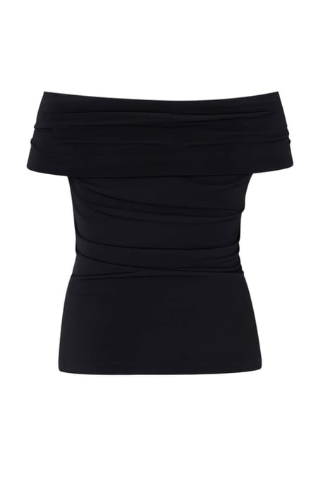 Trendyol Curve Damen Schwarz Einfarbig Ärmellos Tailliert Große Größen Blusen - Image 4