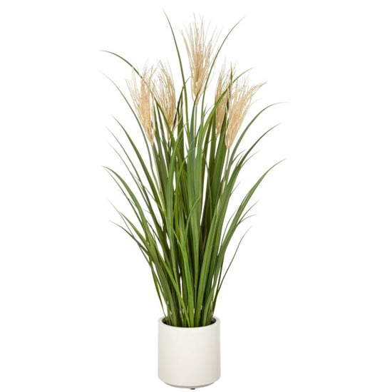 Kopu ® künstliches Ziergras 125 cm mit Wedeln cremefarbener Topf - Image 1