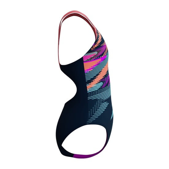 Speedo - "Placement" Badeanzug für Jugendlich, Spritzschutz (Koralle) - Image 3