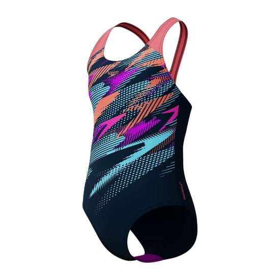 Speedo - "Placement" Badeanzug für Jugendlich, Spritzschutz (Koralle) - Image 5