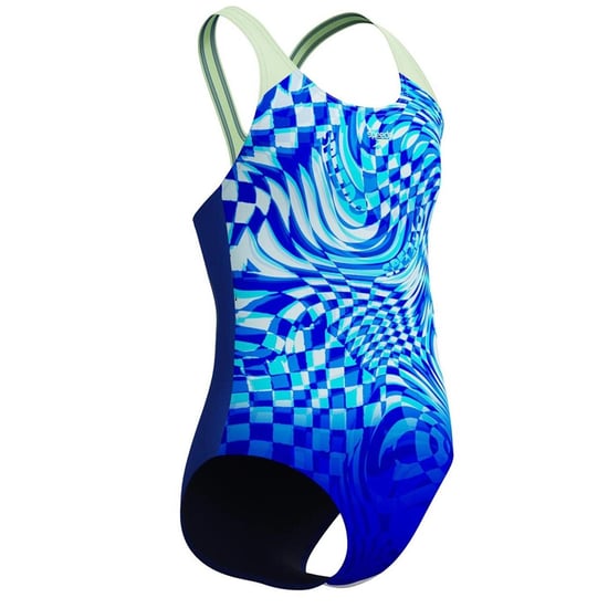 Speedo - Badeanzug für Mädchen, Spritzschutz (Blau/Dunkelblau) - Image 5