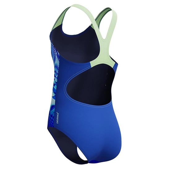 Speedo - Badeanzug für Mädchen, Spritzschutz (Blau/Dunkelblau) - Image 6