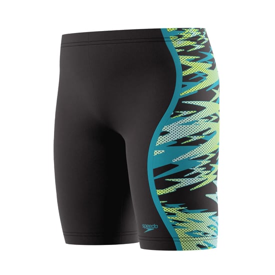 Speedo - "Hyperboom Splice" Jammer-Shorts für Jungen (Anthrazit/Petrol) - Image 2