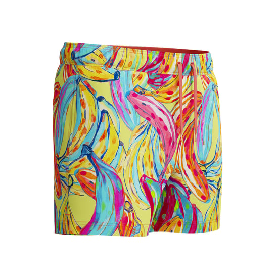 Speedo - "Redondo Edge Volley" Badeshorts für Herren (Rot/Gelb/Blau) - Image 3