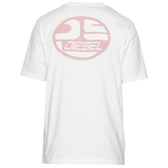 Hellweisses T-Shirt mit ovalem DS-Logo von Diesel - Image 2