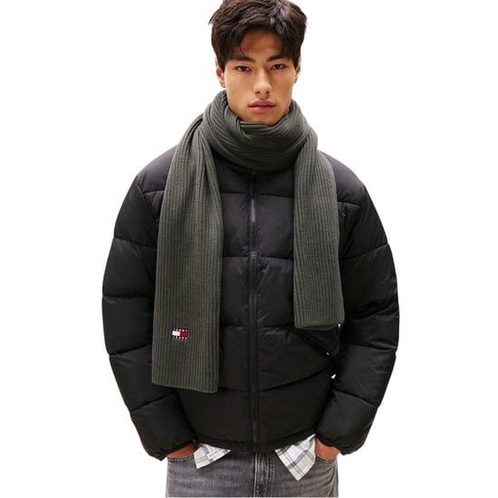 Tommy Jeans - Schal für Herren/Damen Unisex, gerippt (Zinn) - Image 1