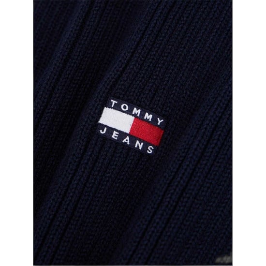 Tommy Jeans - Schal für Herren/Damen Unisex, gerippt (Dunkel-Marineblau) - Image 3