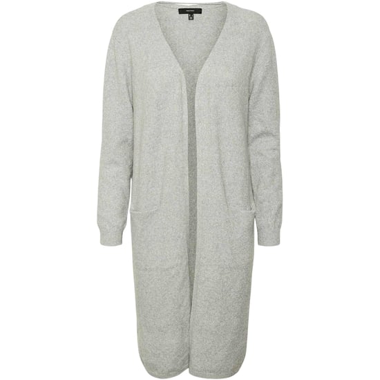 Vero Moda - "Doffy" Strickjacke für Damen, Vorne offen, leger, Langärmlig (Grau) - Image 2