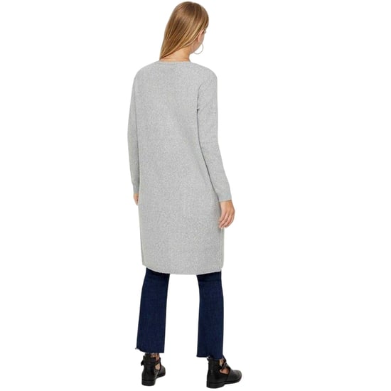 Vero Moda - "Doffy" Strickjacke für Damen, Vorne offen, leger, Langärmlig (Grau) - Image 3