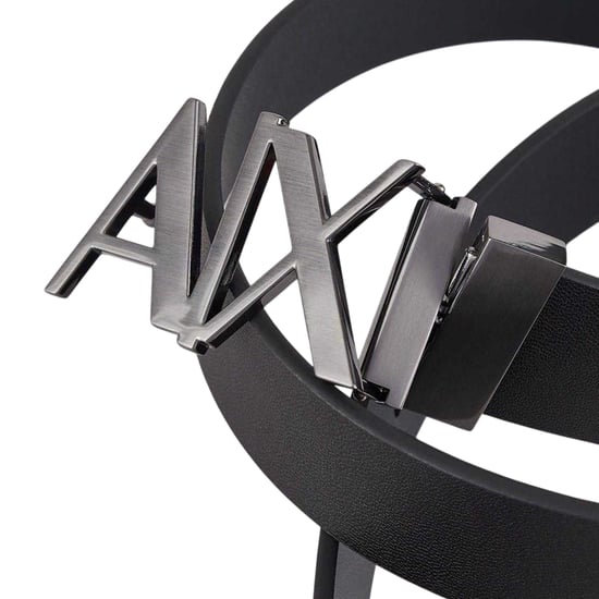 Armani Exchange - "AX" Gürtel für Herren (Schwarz) - Image 3