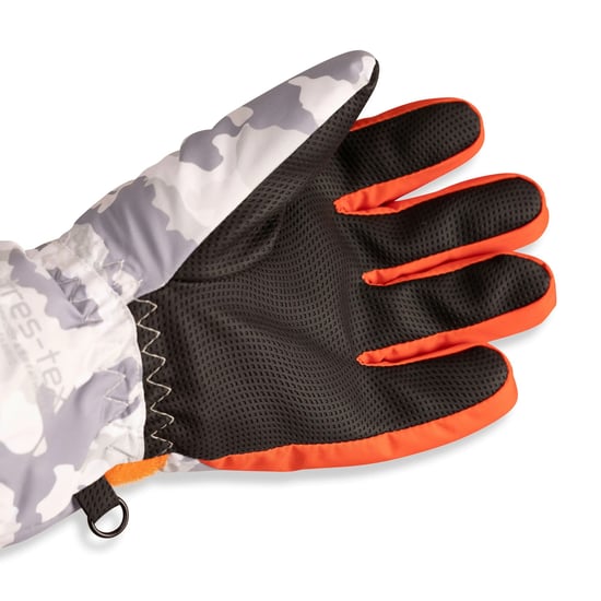 Trespass - "Laggan" Tarnmuster-Winterhandschuhe für Kinder, PU, Polyester (Grau) - Image 5
