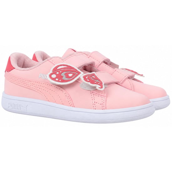 Puma Smash v2 Bfly V Kinder Sneaker Pink - Image 2