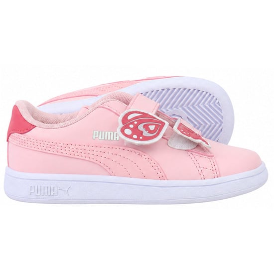 Puma Smash v2 Bfly V Kinder Sneaker Pink - Image 4