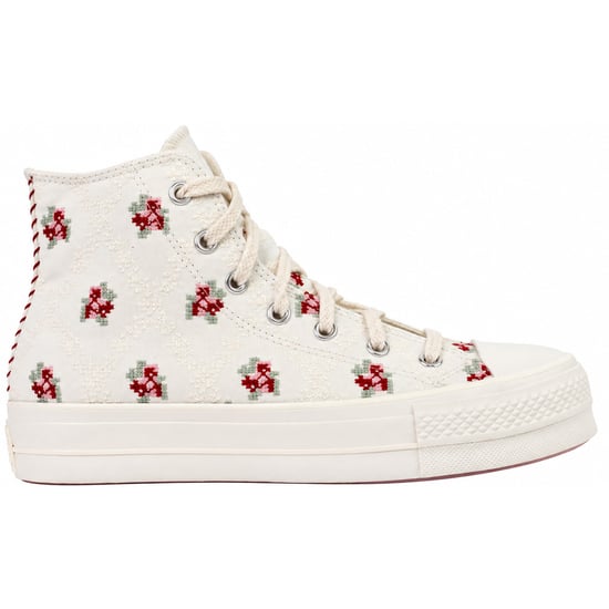 Converse Chuck Taylor Lift Hi Damen-Plimsolls Weiß - Image 1
