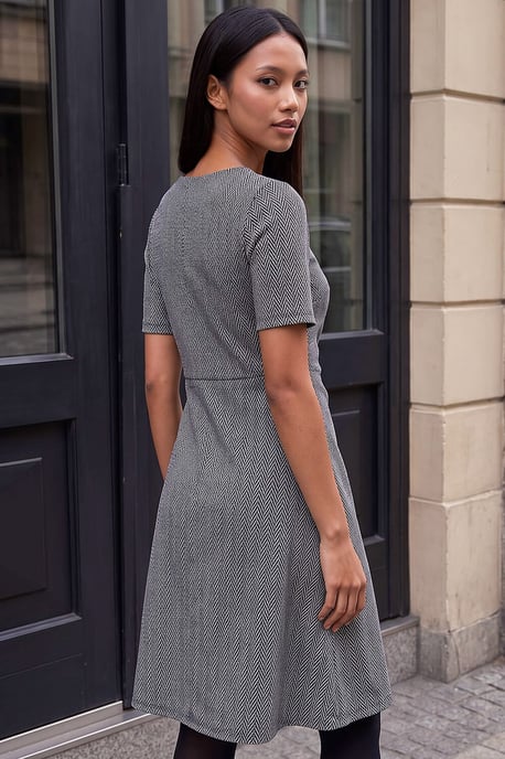 Roman Petite Herringbone Kleid - Image 3