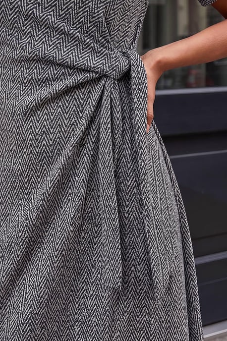 Roman Petite Herringbone Kleid - Image 4