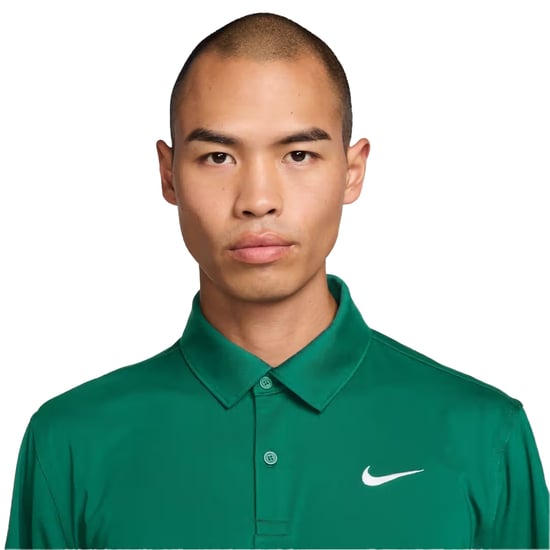 Nike - "Good" Poloshirt für Herren, Dri-FIT (Malachitgrün/Weiß) - Image 4