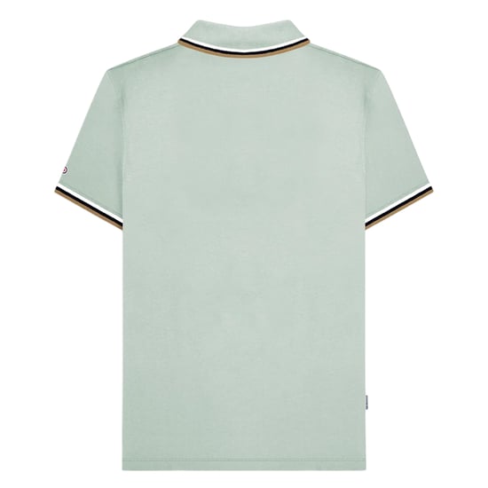 Lambretta - Poloshirt für Herren (Blasses Aqua/Weiß/Saphir/Nussbraun) - Image 3
