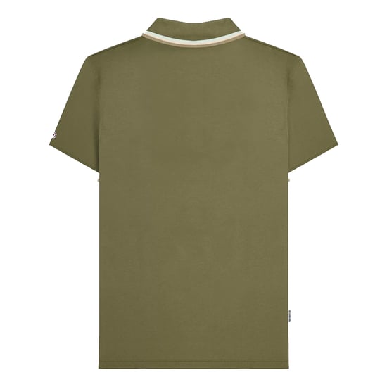 Lambretta - Poloshirt für Herren (Khakigrün/Aquablau/Silber/Nussbraun) - Image 2