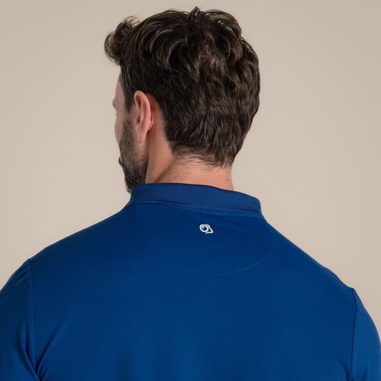 Craghoppers - "Bramshaw Golf" Poloshirt für Herren, Nosilife, Langärmlig (Dunkles Marineblau) - Image 6