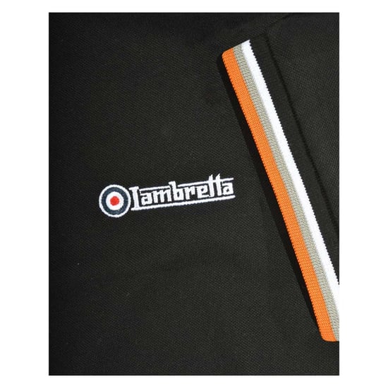 Lambretta - Poloshirt für Herren (Schwarz/Weiß/Grau/Orange) - Image 4