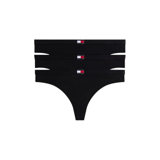 Tommy Hilfiger - Thong für Damen, Logo (3er-Pack) (Schwarz) - Image 2