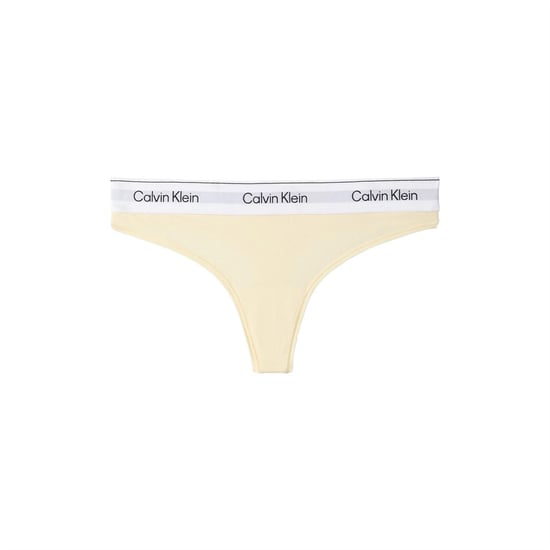 Calvin Klein - Thong für Damen, Baumwollmischung (Gelbe Birne) - Image 1